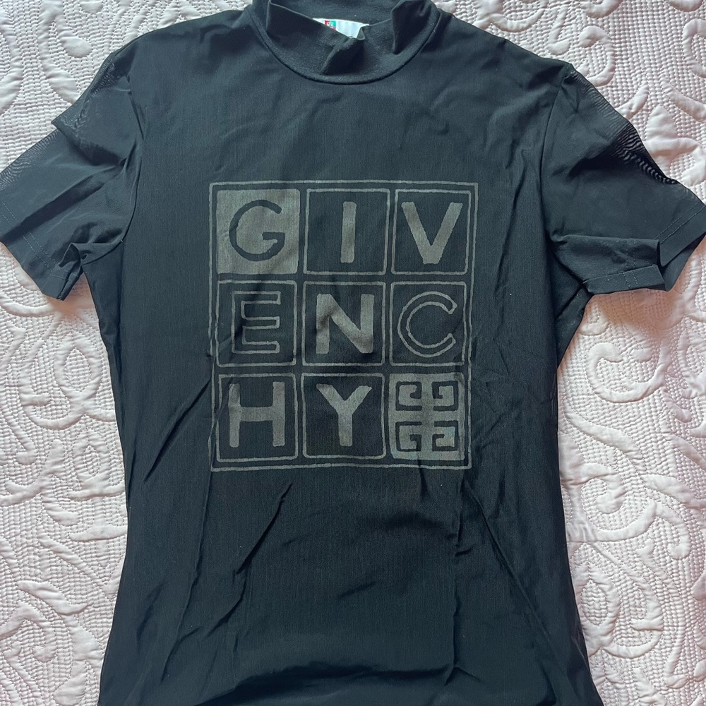 Givenchy Black Mesh T-Shirt